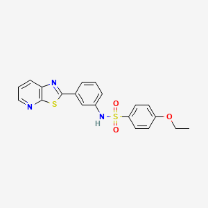 4-ethoxy-N-(3-(thiazolo[5,4-b]pyridin-2-yl)phenyl)benzenesulfonamide