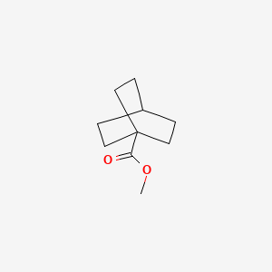 molecular formula C10H16O2 B2462605 Methyl bicyclo[2.2.2]octane-1-carboxylate CAS No. 2064-04-2; 31818-12-9
