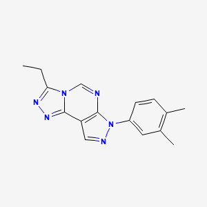 7-(3,4-dimethylphenyl)-3-ethyl-7H-pyrazolo[4,3-e][1,2,4]triazolo[4,3-c]pyrimidine