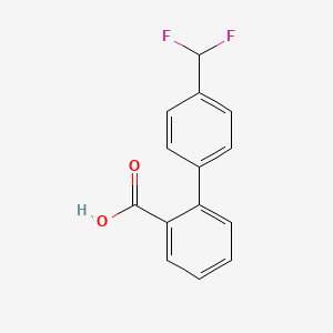 2-[4-(Difluoromethyl)phenyl]benzoic acid