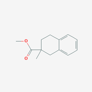 molecular formula C13H16O2 B2462620 Methyl 2-methyl-1,2,3,4-tetrahydronaphthalene-2-carboxylate CAS No. 117750-14-8