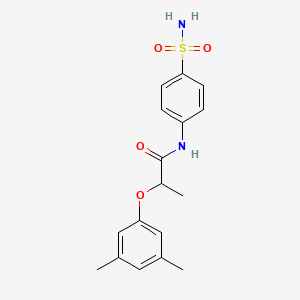 molecular formula C17H20N2O4S B2462818 2-(3,5-dimethylphenoxy)-N-(4-sulfamoylphenyl)propanamide CAS No. 692281-62-2