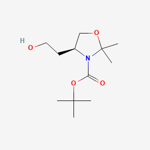 B2463061 (S)-Tert-butyl 4-(2-hydroxyethyl)-2,2-dimethyloxazolidine-3-carboxylate CAS No. 1072933-71-1; 147959-18-0