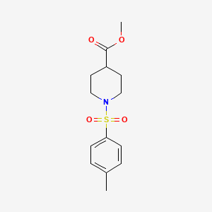 molecular formula C14H19NO4S B2463089 Methyl 1-[(4-methylphenyl)sulfonyl]-4-piperidinecarboxylate CAS No. 311794-12-4