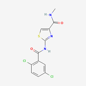 2-(2,5-dichlorobenzamido)-N-methylthiazole-4-carboxamide