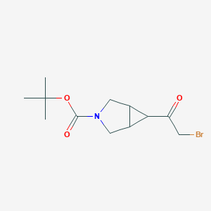3-Azabicyclo[3.1.0]hexane-3-carboxylic acid, 6-(2-bromoacetyl)-, 1,1-dimethylethyl ester