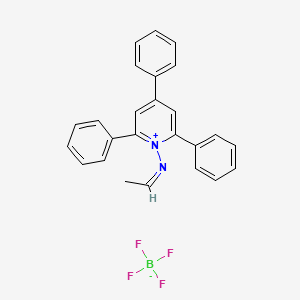 1-[(Z)-Ethylideneamino]-2,4,6-triphenylpyridin-1-ium; tetrafluoroboranuide