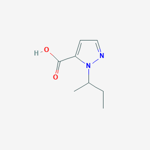 molecular formula C8H12N2O2 B2463114 1-(butan-2-yl)-1H-pyrazole-5-carboxylic acid CAS No. 1006451-49-5