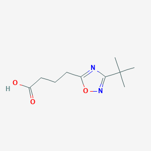 4-(3-Tert-butyl-1,2,4-oxadiazol-5-yl)butanoic acid