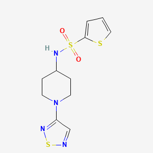 N-(1-(1,2,5-thiadiazol-3-yl)piperidin-4-yl)thiophene-2-sulfonamide