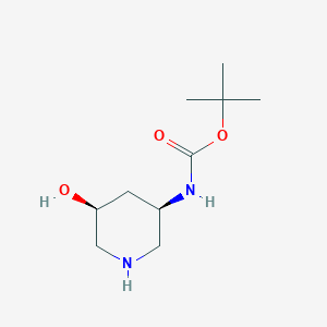 tert-butyl N-[(3R,5S)-5-hydroxypiperidin-3-yl]carbamate