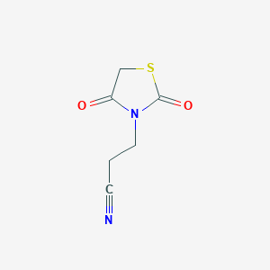 3-(2,4-Dioxo-1,3-thiazolidin-3-yl)propanenitrile