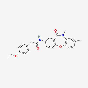 N-(8,10-dimethyl-11-oxo-10,11-dihydrodibenzo[b,f][1,4]oxazepin-2-yl)-2-(4-ethoxyphenyl)acetamide
