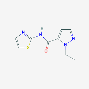 1-ethyl-N-(1,3-thiazol-2-yl)-1H-pyrazole-5-carboxamide