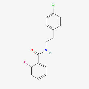 N-[2-(4-chlorophenyl)ethyl]-2-fluorobenzamide