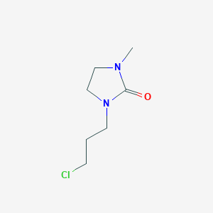 molecular formula C7H13ClN2O B2463179 1-(3-Chloropropyl)-3-methylimidazolidin-2-one CAS No. 3367-06-4