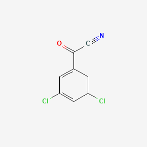 molecular formula C8H3Cl2NO B2463186 3,5-Dichlorobenzoyl cyanide CAS No. 99567-74-5