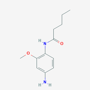 N-(4-amino-2-methoxyphenyl)pentanamide