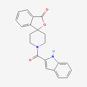 1'-(1H-indole-2-carbonyl)-3H-spiro[isobenzofuran-1,4'-piperidin]-3-one