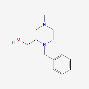molecular formula C13H20N2O B2463229 (1-Benzyl-4-methylpiperazin-2-yl)methanol CAS No. 91904-52-8