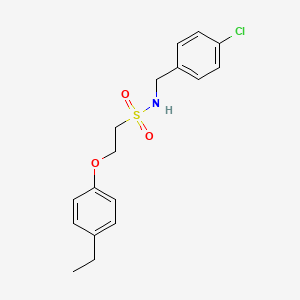 N-(4-chlorobenzyl)-2-(4-ethylphenoxy)ethanesulfonamide