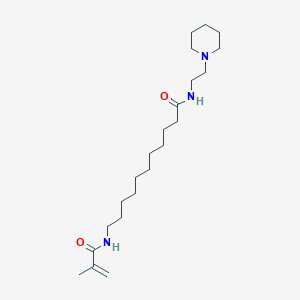 2-methyl-N-{11-oxo-11-[(2-piperidinoethyl)amino]undecyl}acrylamide