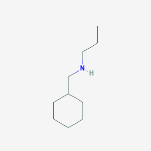 molecular formula C10H21N B2463308 (Cyclohexylmethyl)(propyl)amine CAS No. 87033-85-0