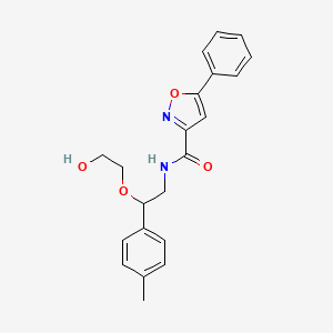 N-(2-(2-hydroxyethoxy)-2-(p-tolyl)ethyl)-5-phenylisoxazole-3-carboxamide