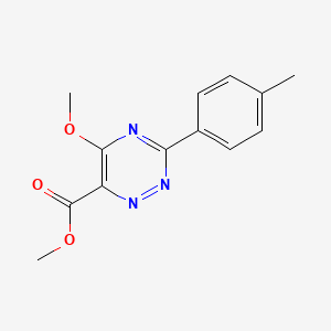 Methyl 5-methoxy-3-(4-methylphenyl)-1,2,4-triazine-6-carboxylate