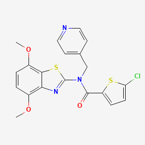 5-chloro-N-(4,7-dimethoxybenzo[d]thiazol-2-yl)-N-(pyridin-4-ylmethyl)thiophene-2-carboxamide