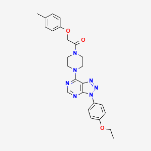 1-(4-(3-(4-ethoxyphenyl)-3H-[1,2,3]triazolo[4,5-d]pyrimidin-7-yl)piperazin-1-yl)-2-(p-tolyloxy)ethanone