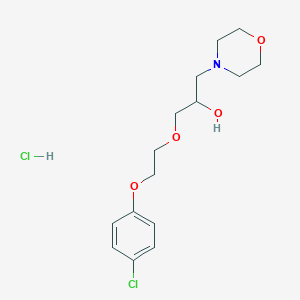 1-(2-(4-Chlorophenoxy)ethoxy)-3-morpholinopropan-2-ol hydrochloride