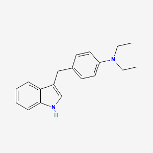 N,N-diethyl-4-(1H-indol-3-ylmethyl)aniline