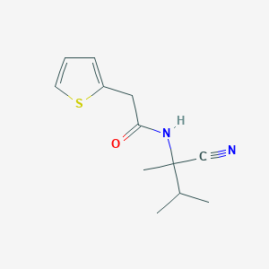 N-(1-cyano-1,2-dimethylpropyl)-2-(thiophen-2-yl)acetamide