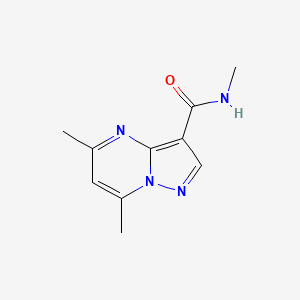 N,5,7-trimethylpyrazolo[1,5-a]pyrimidine-3-carboxamide