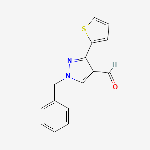 1-benzyl-3-thien-2-yl-1H-pyrazole-4-carbaldehyde