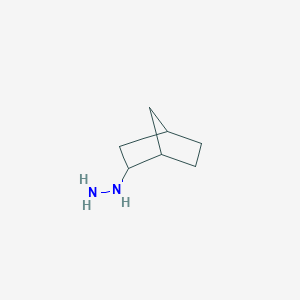 molecular formula C7H14N2 B2463388 Bicyclo[2.2.1]heptan-2-ylhydrazine CAS No. 786615-76-7