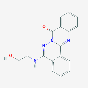 5-(2-Hydroxyethylamino)quinazolino[2,3-a]phthalazin-8-one