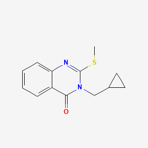 3-(cyclopropylmethyl)-2-(methylthio)quinazolin-4(3H)-one