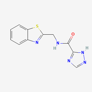 N-(Benzo[d]thiazol-2-ylmethyl)-4H-1,2,4-triazole-3-carboxamide