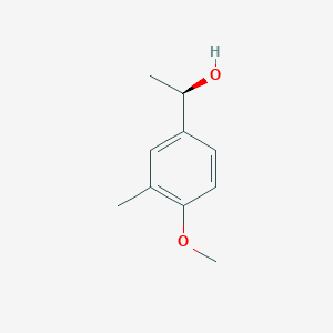 (1R)-1-(4-methoxy-3-methylphenyl)ethan-1-ol