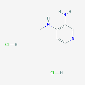 molecular formula C6H11Cl2N3 B2463451 N4-methylpyridine-3,4-diamine dihydrochloride CAS No. 57680-54-3