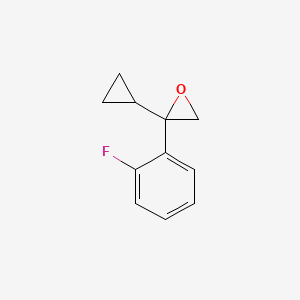 B2463458 2-Cyclopropyl-2-(2-fluorophenyl)oxirane CAS No. 2248285-85-8