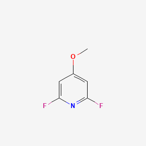 molecular formula C6H5F2NO B2463623 2,6-Difluoro-4-methoxypyridine CAS No. 1184172-35-7