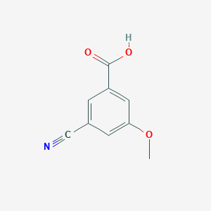 molecular formula C9H7NO3 B2463704 3-Cyano-5-methoxybenzoic acid CAS No. 453566-61-5