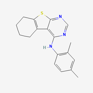 B2463793 N-(2,4-dimethylphenyl)-5,6,7,8-tetrahydro-[1]benzothiolo[2,3-d]pyrimidin-4-amine CAS No. 306280-97-7