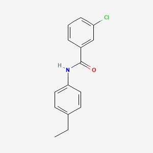 B2463806 3-chloro-N-(4-ethylphenyl)benzamide CAS No. 1459280-20-6
