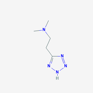 molecular formula C5H11N5 B2463837 N,N-dimethyl-2-(2H-tetrazol-5-yl)ethanamine CAS No. 116822-26-5
