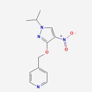 4-[(1-Isopropyl-4-nitro-1H-pyrazol-3-yl)oxy]methylpyridine