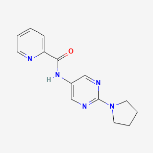 N-(2-(pyrrolidin-1-yl)pyrimidin-5-yl)picolinamide